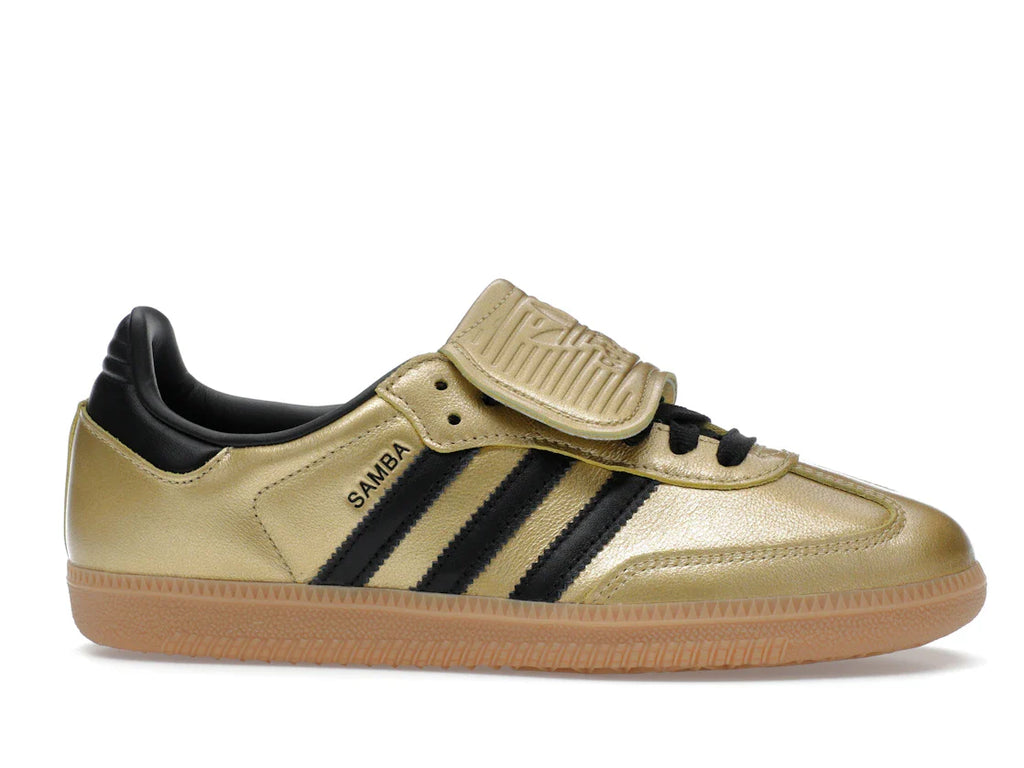 adidas Samba LT Gold Metallic Black Gum (Damen)
