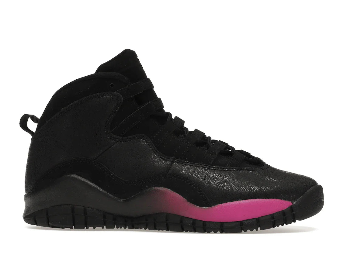 Jordan 10 Retro Schwarz Fuchsia Schwarz (GS)