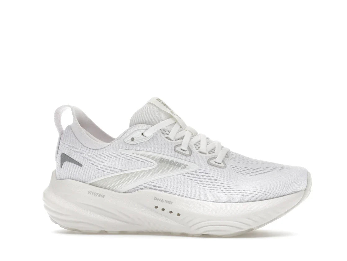 Brooks Glycerin 22 White White Grey (Damen)