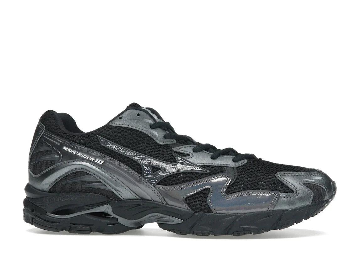 Mizuno Wave Rider 10 Schwarz Sand Metallic Grau