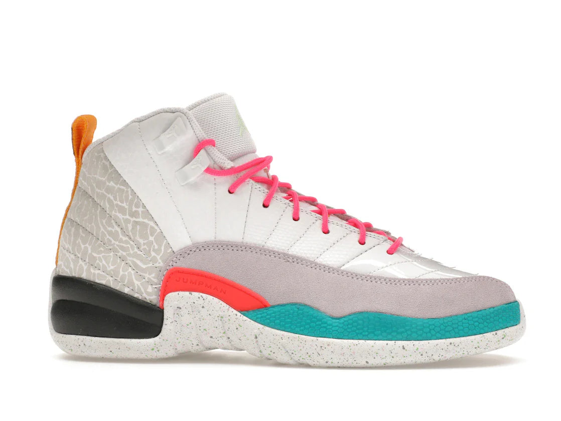 Jordan 12 Retro White Vapor Green (GS)