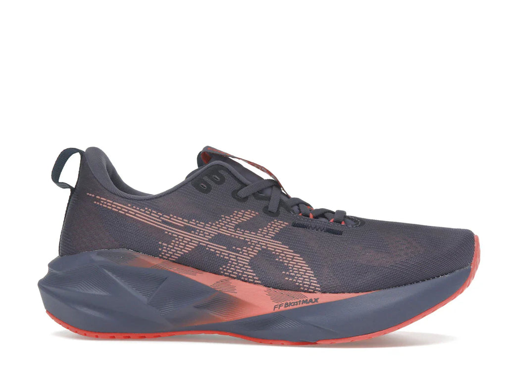 ASICS Novablast 5 Grauviolett Korallenriff