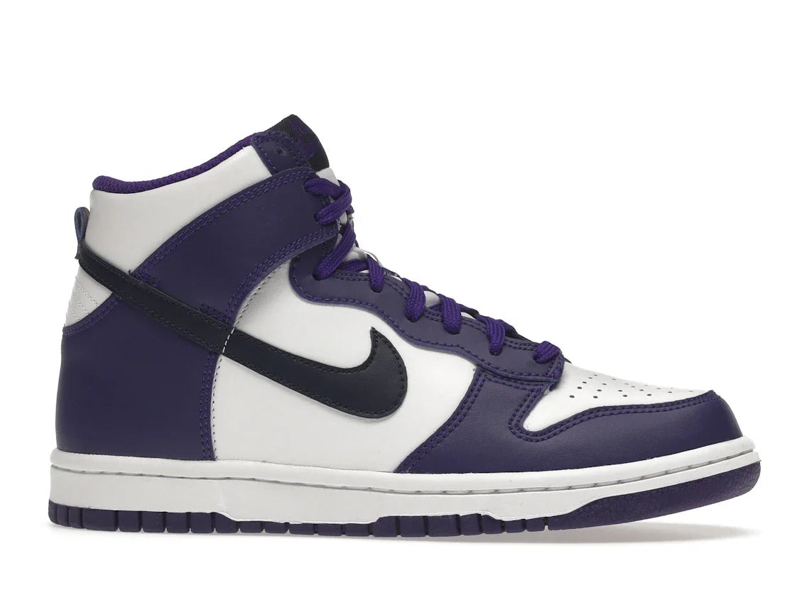 Nike Dunk High Electro Purple Midnight Navy (GS)