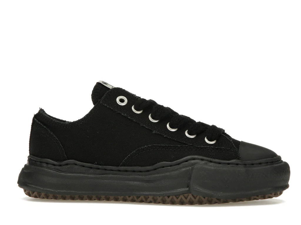 Maison Mihara Yasuhiro Peterson OG Sole Canvas Low Schwarz Schwarz