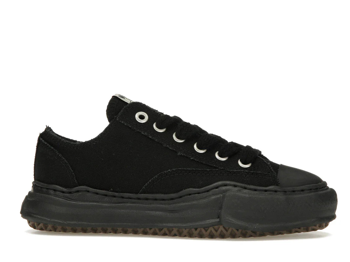 Maison Mihara Yasuhiro Peterson OG Sole Canvas Low Schwarz Schwarz