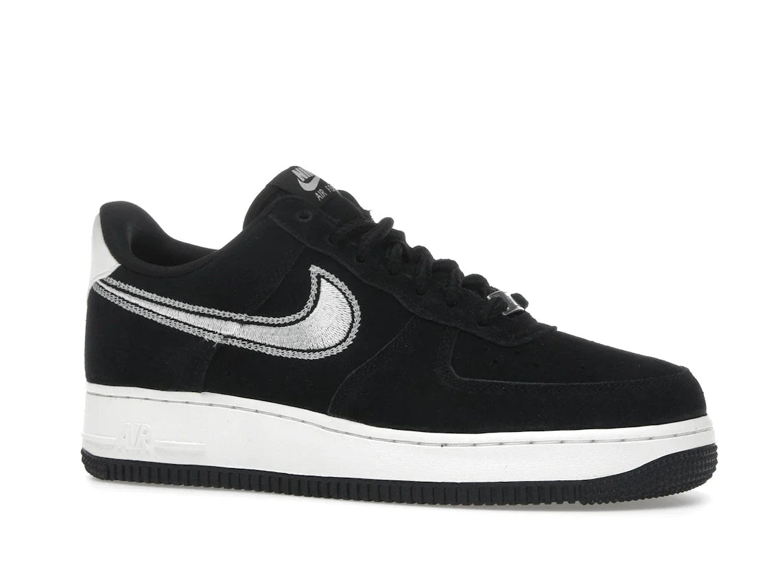 Nike Air Force 1 Low '07 LV8 Black Sail mit gesticktem Swoosh