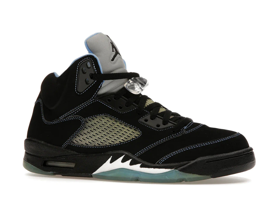 Jordan 5 Retro Schwarz/University Blue