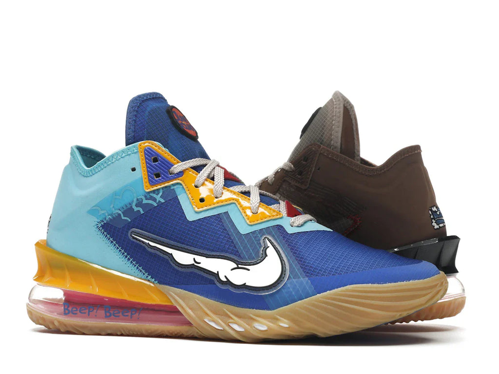 Nike LeBron 18 Low Wile E. vs. Roadrunner Space Jam