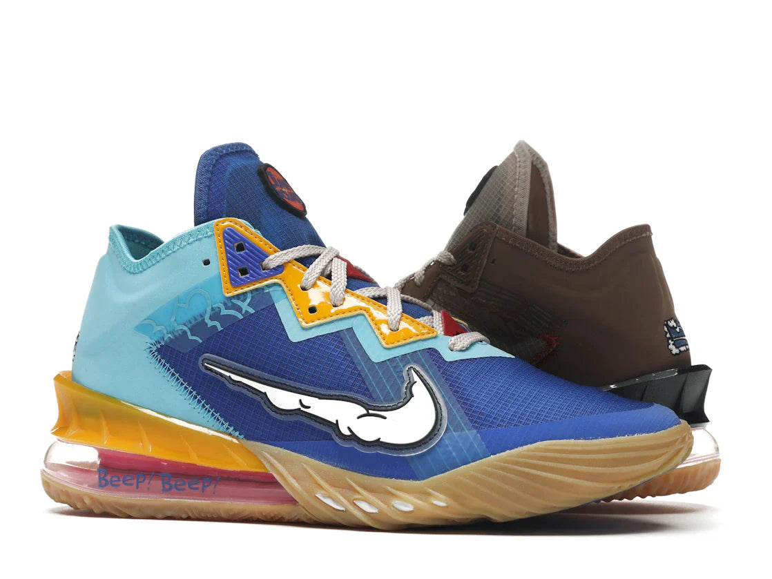 Nike LeBron 18 Low Wile E. vs. Roadrunner Space Jam