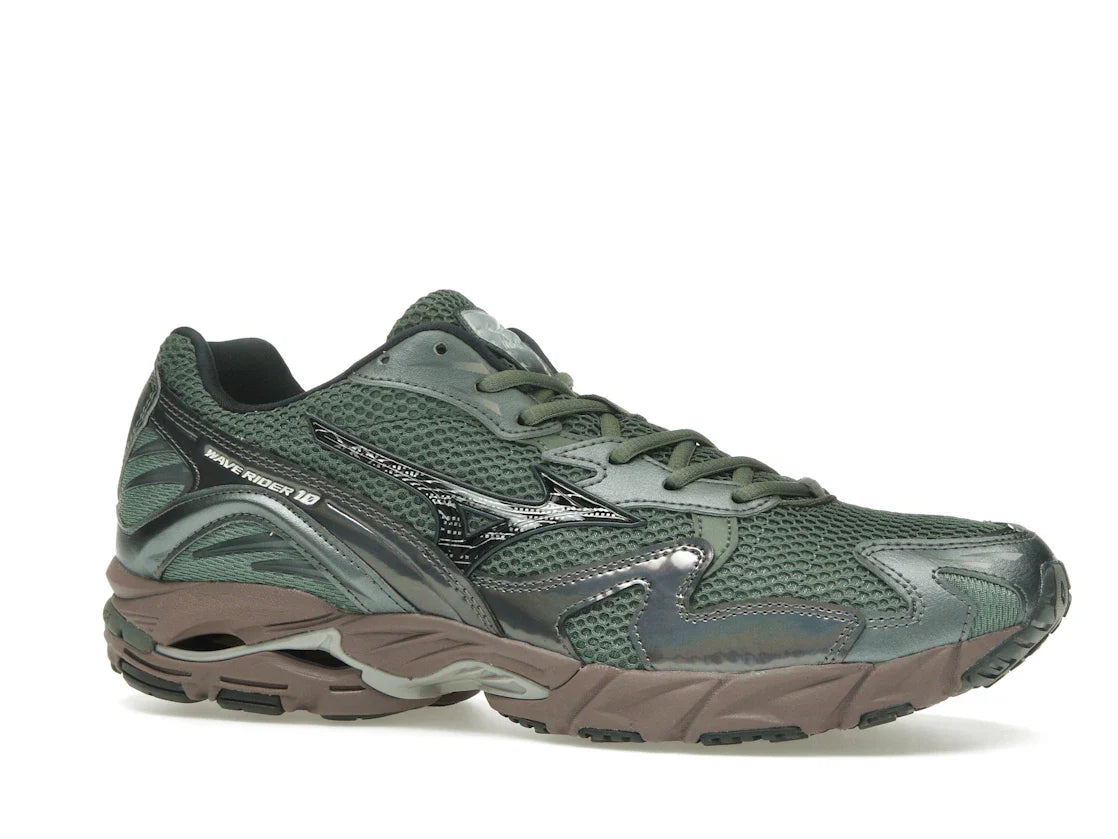 Mizuno Wave Rider 10 Agave Grün Schwarz