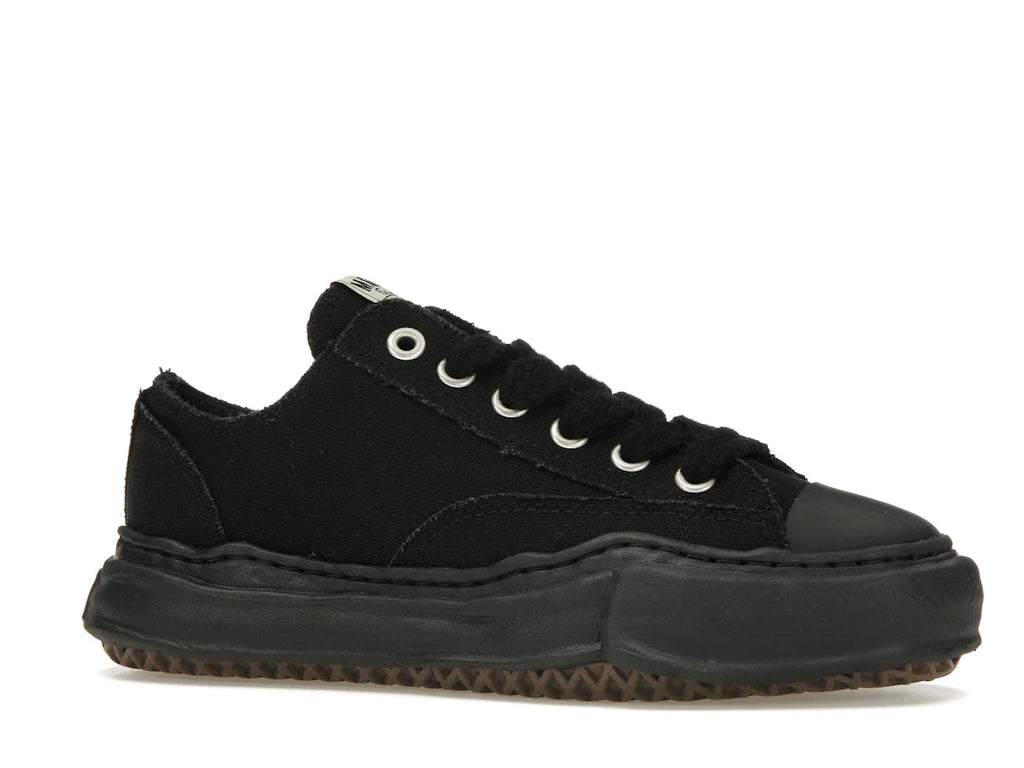 Maison Mihara Yasuhiro Peterson OG Sole Canvas Low Schwarz Schwarz