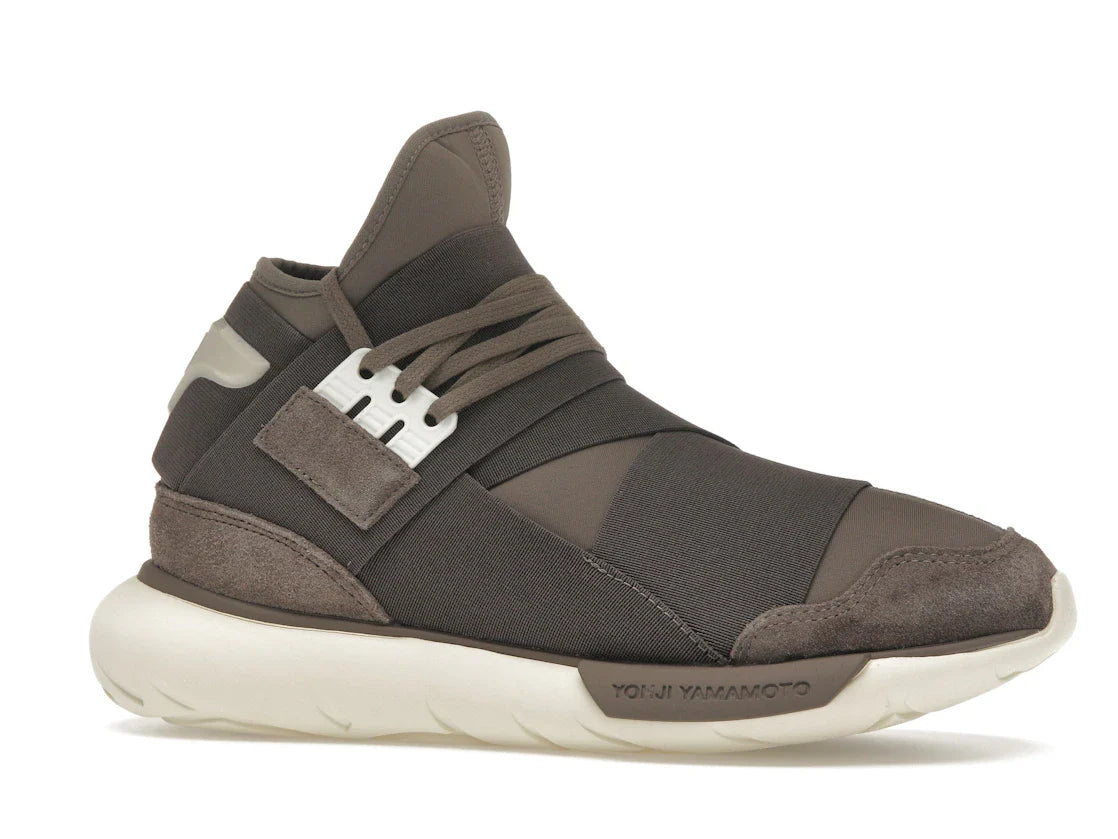 adidas Y-3 Qasa High Braun Creme Weiß