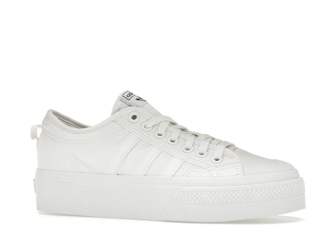 adidas Nizza Platform Triple White (Damen)