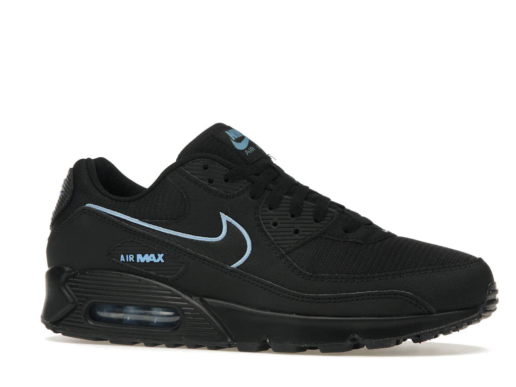 Nike Air Max 90 Schwarz Universitätsblau