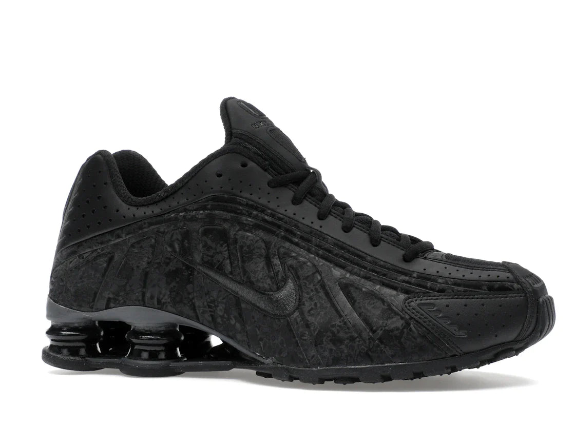 Nike Shox R4 Schwarz mit Blumenmuster (Damen)