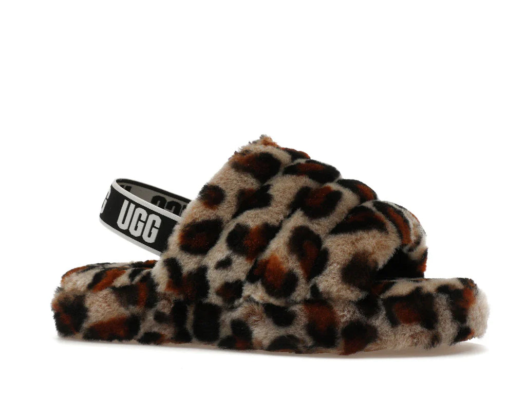 UGG Fluff Yeah Slide Leopard Amphora (Kinder)