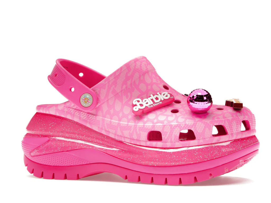 Crocs Classic Mega Crush Clog Barbie The Movie Electric Pink