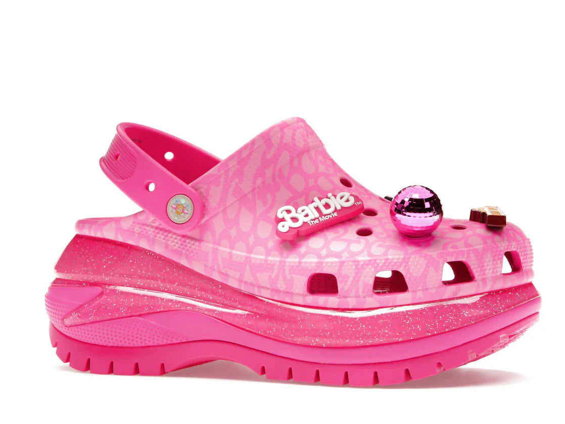 Crocs Classic Mega Crush Clog Barbie The Movie Electric Pink
