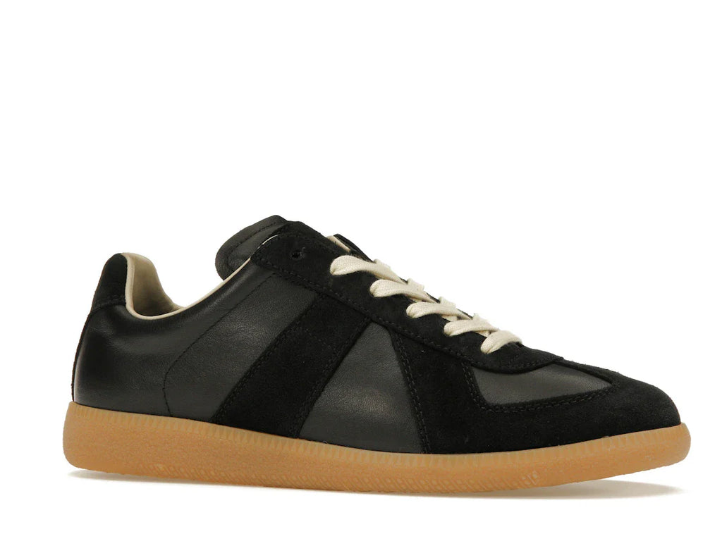 Maison Margiela Replika Deutsche Armee-Trainer (GATs) Schwarzer Gummi