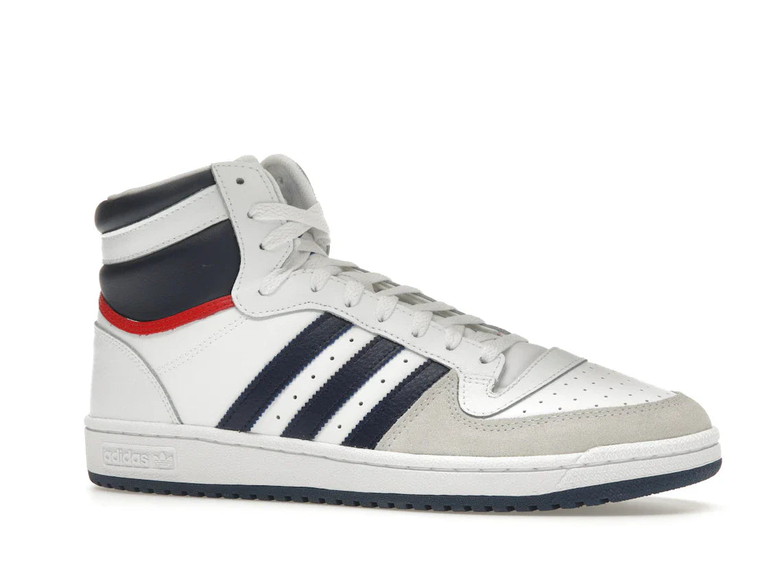 adidas Top Ten Hi Weiß Marineblau Rot