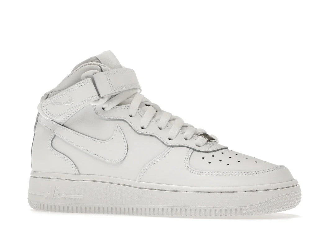 Nike Air Force 1 Mid LE Triple White (GS)