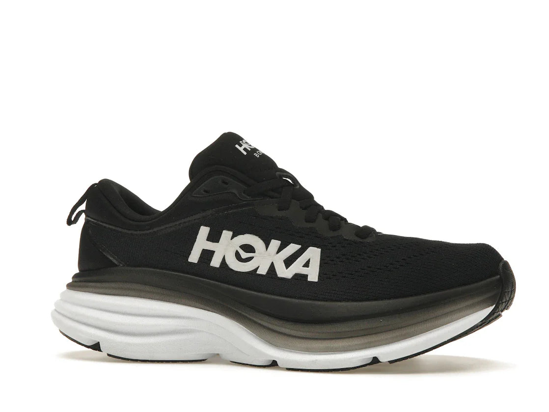 Hoka One One Bondi 8 Schwarz Weiß (Damen)