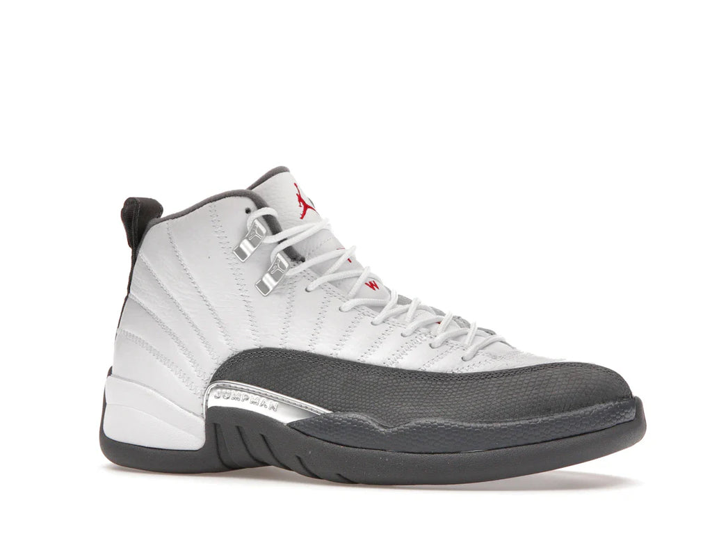 Jordan 12 Retro Weiß Dunkelgrau