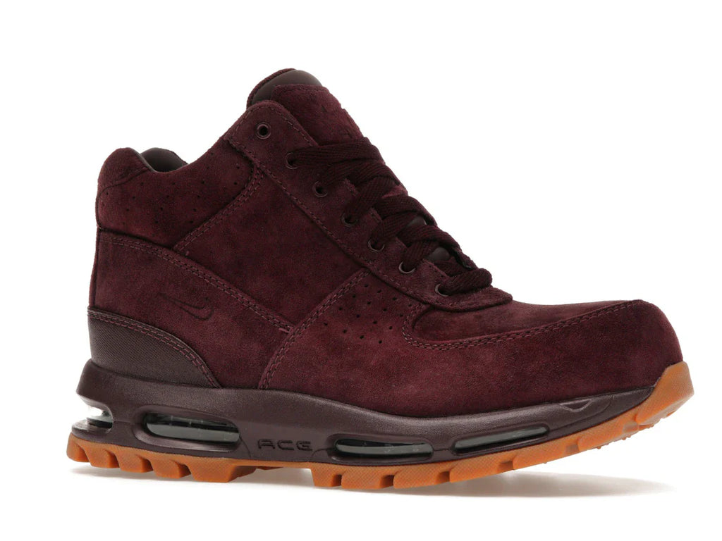 Nike Air Max Goadome Tiefburgunderfarbenes Wildleder