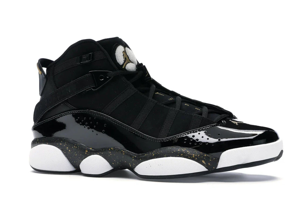 Jordan 6 Rings Schwarz Metallic Gold Weiß