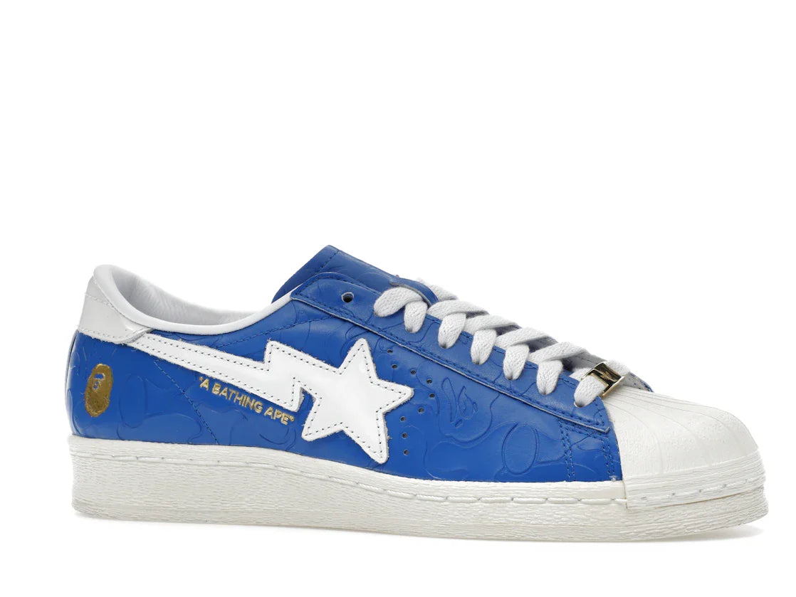 adidas Superstar Vintage Bape Blau Weiß