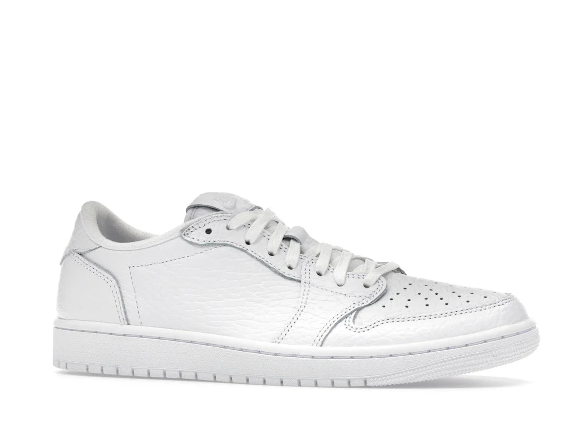 Jordan 1 Retro Low Swooshless Triple White (2025)
