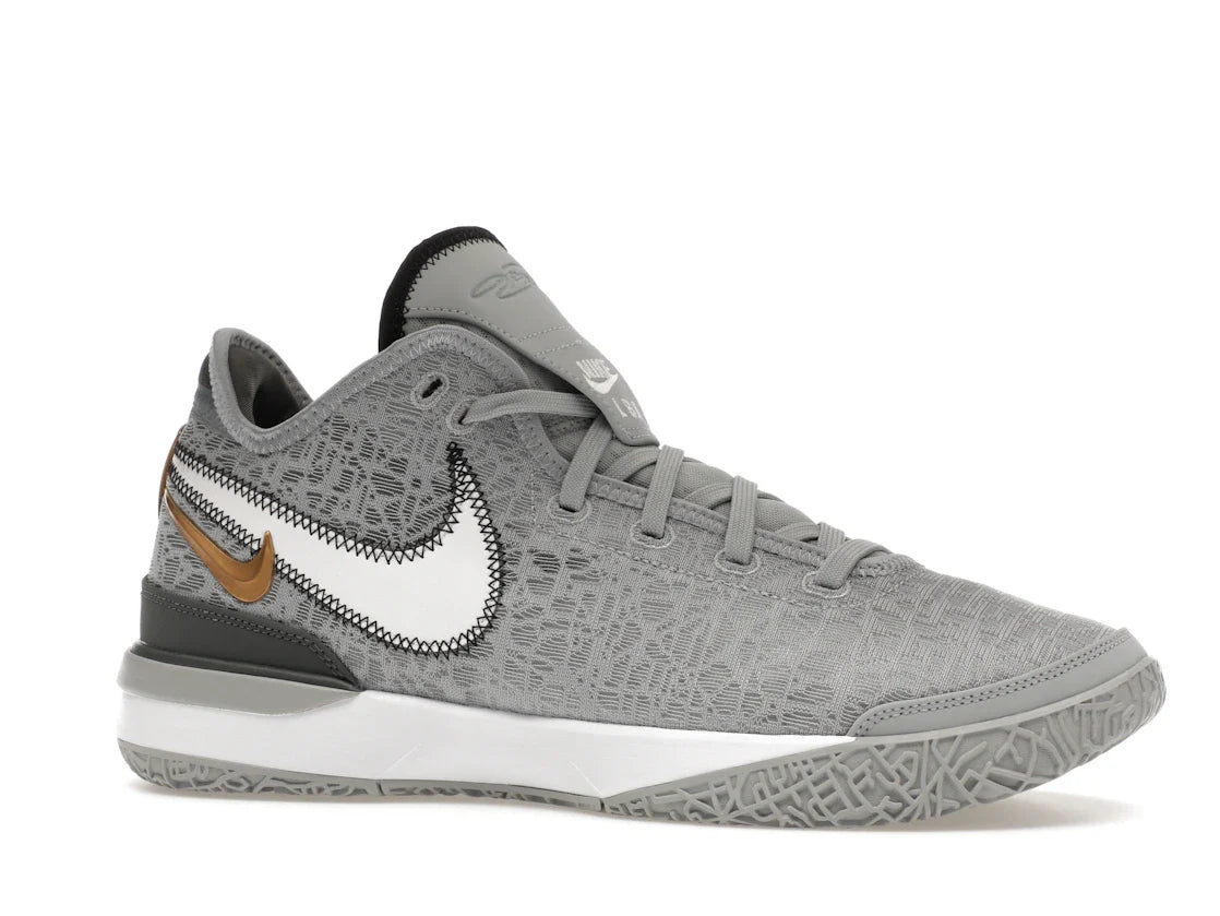 Nike Zoom LeBron NXXT Gen Wolf Gray Metallic Gold