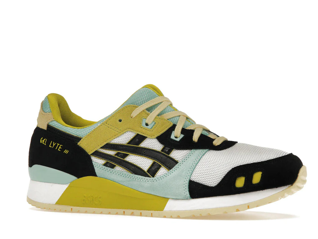 ASICS Gel-Lyte III OG Weiß Schwarz Moosgrün Blau