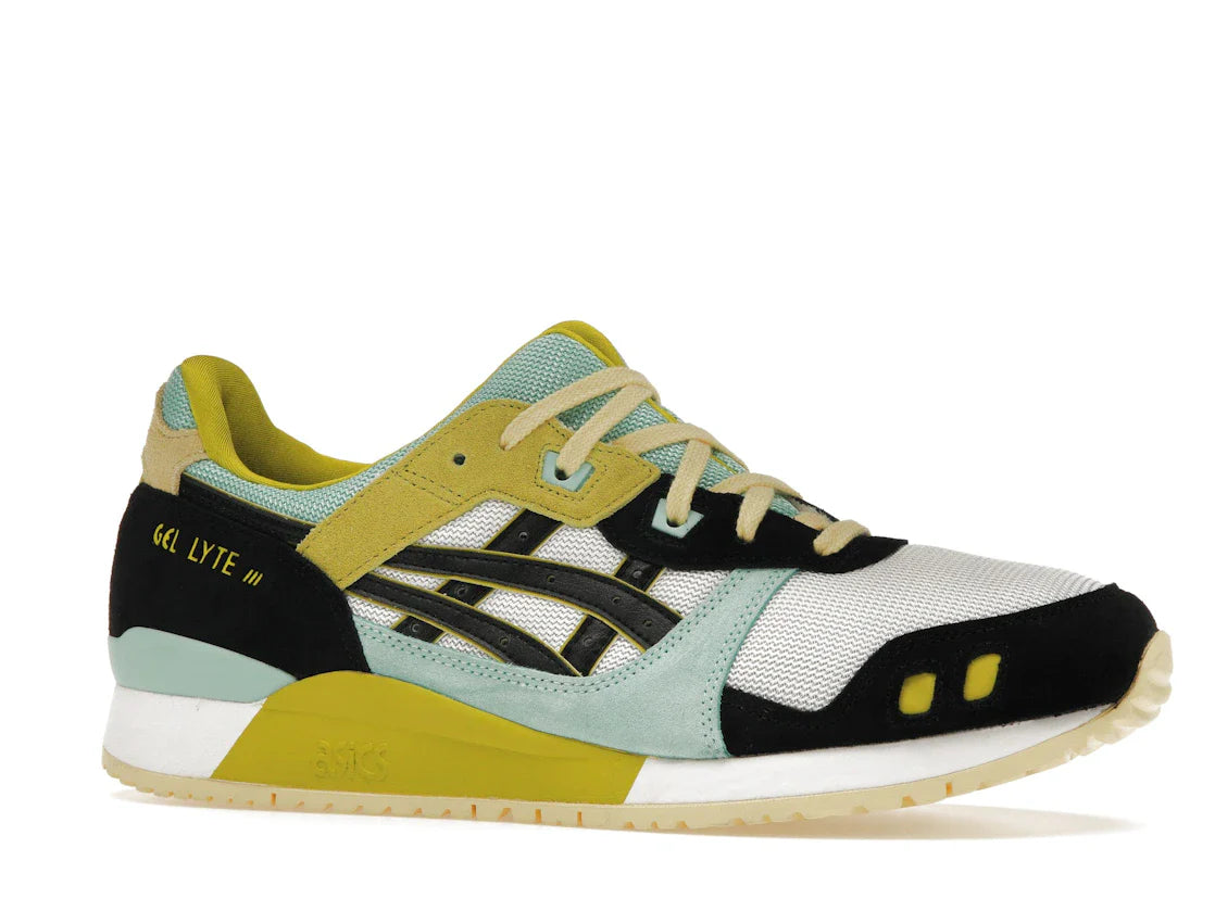 ASICS Gel-Lyte III OG Weiß Schwarz Moosgrün Blau