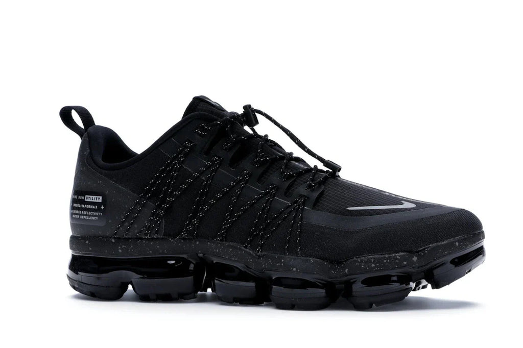 Nike Air VaporMax Run Utility Schwarz Reflektierendes Silber