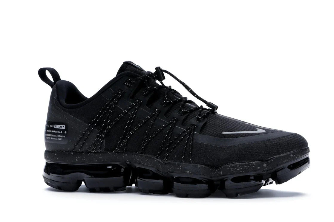 Nike Air VaporMax Run Utility Schwarz Reflektierendes Silber