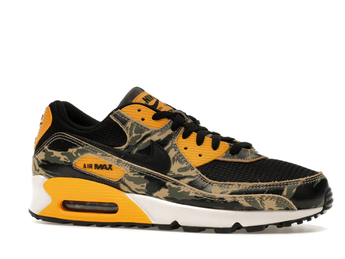 Nike Air Max 90 Premium Schwarz University Gold Camo