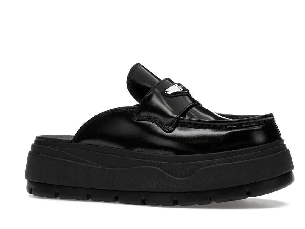 Jordan Mule Schwarz Metallic Silber (Damen)