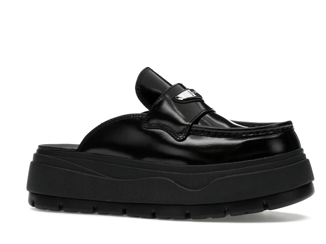 Jordan Mule Schwarz Metallic Silber (Damen)