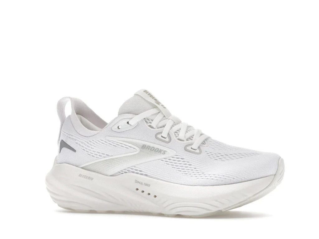 Brooks Glycerin 22 White White Grey (Damen)