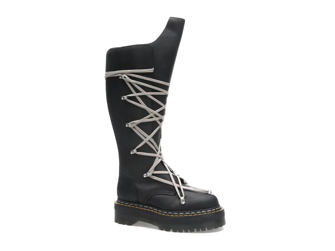 Dr. Martens 1460 DRKSHDW Quad Sole Pentalace Boot Rick Owens Schwarz