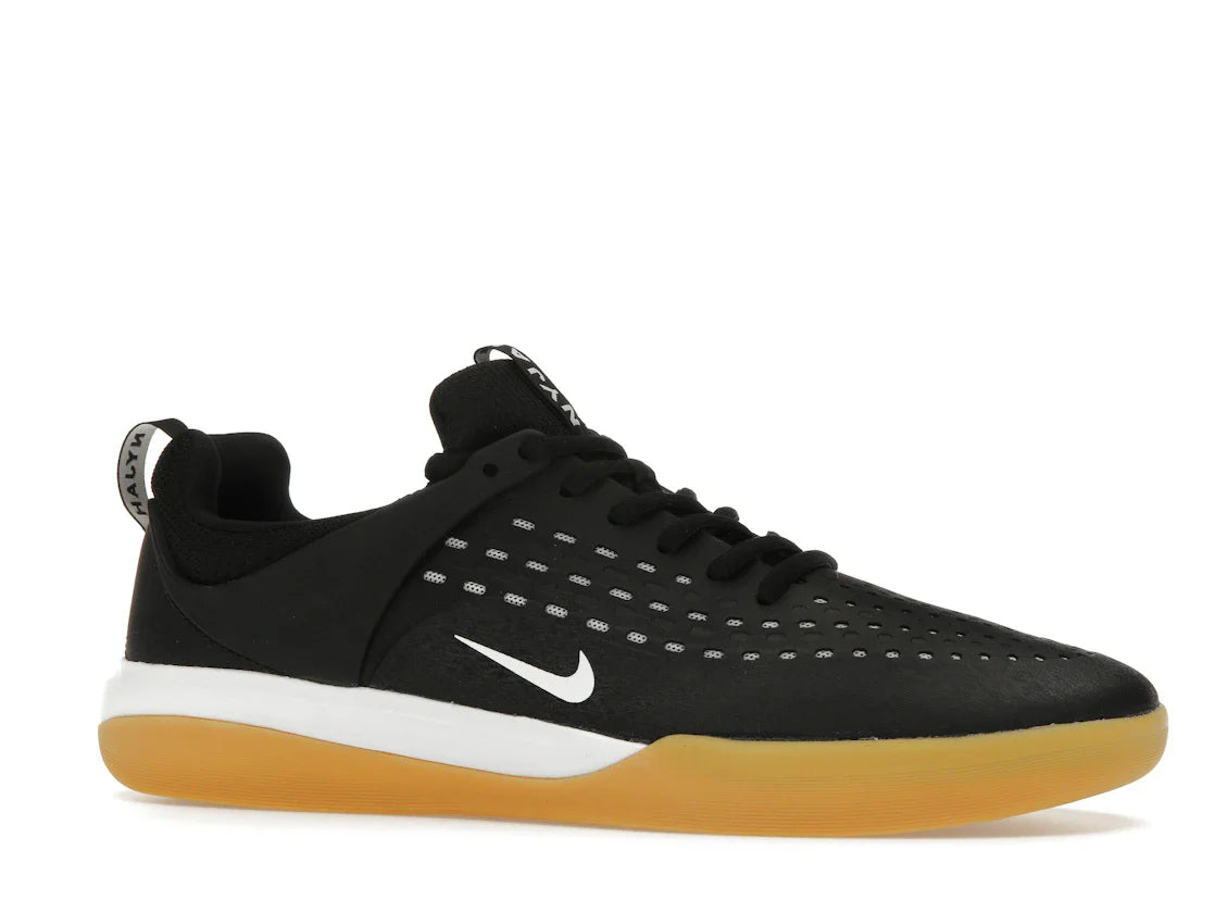 Nike SB Zoom Nyjah 3 Schwarz Weiß Gummi