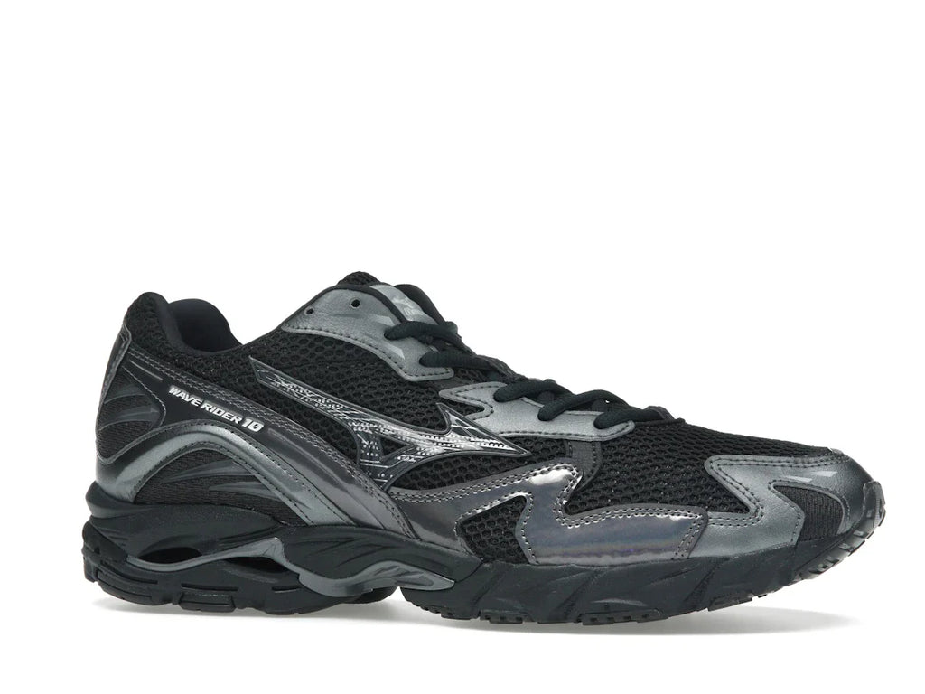 Mizuno Wave Rider 10 Schwarz Sand Metallic Grau