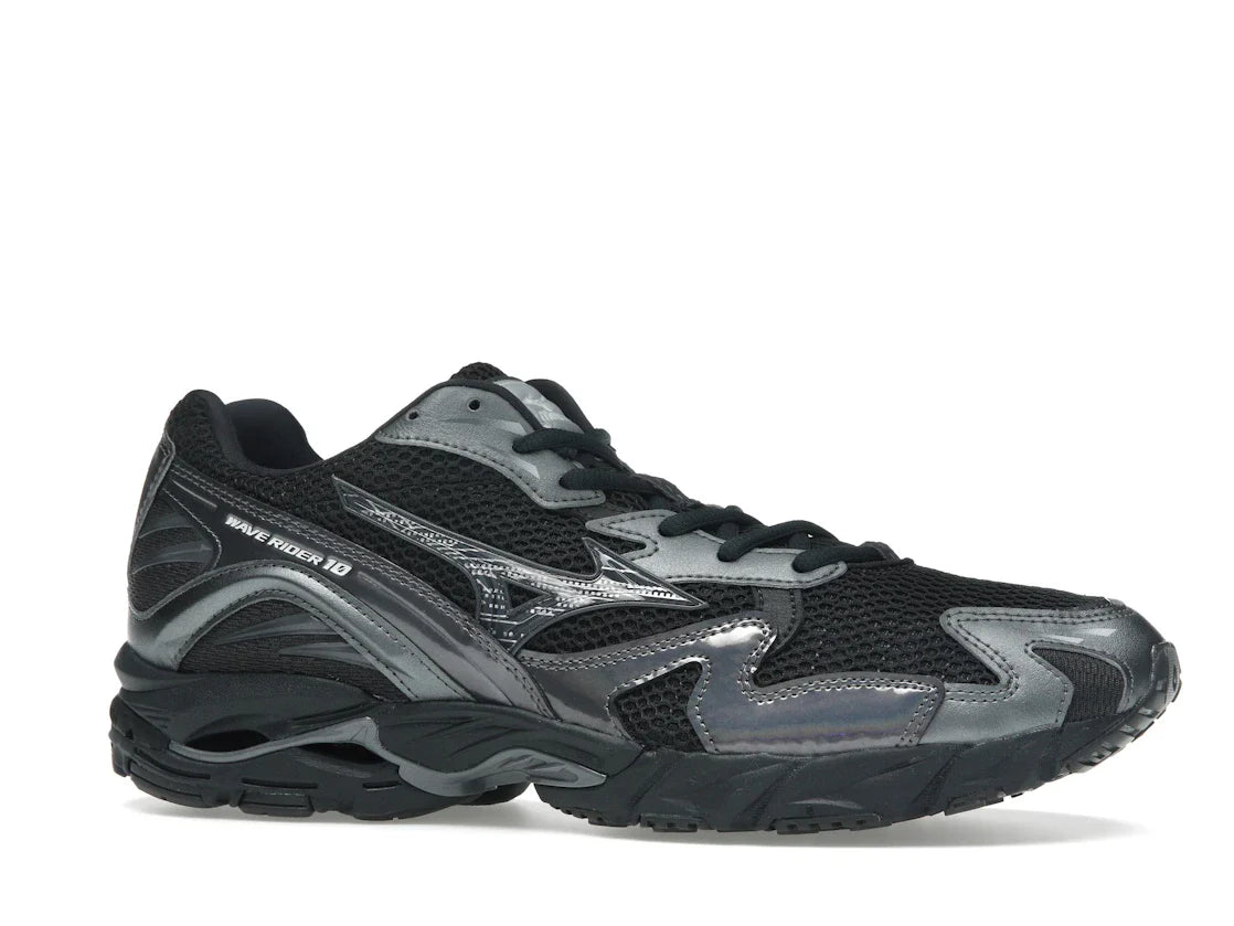 Mizuno Wave Rider 10 Schwarz Sand Metallic Grau