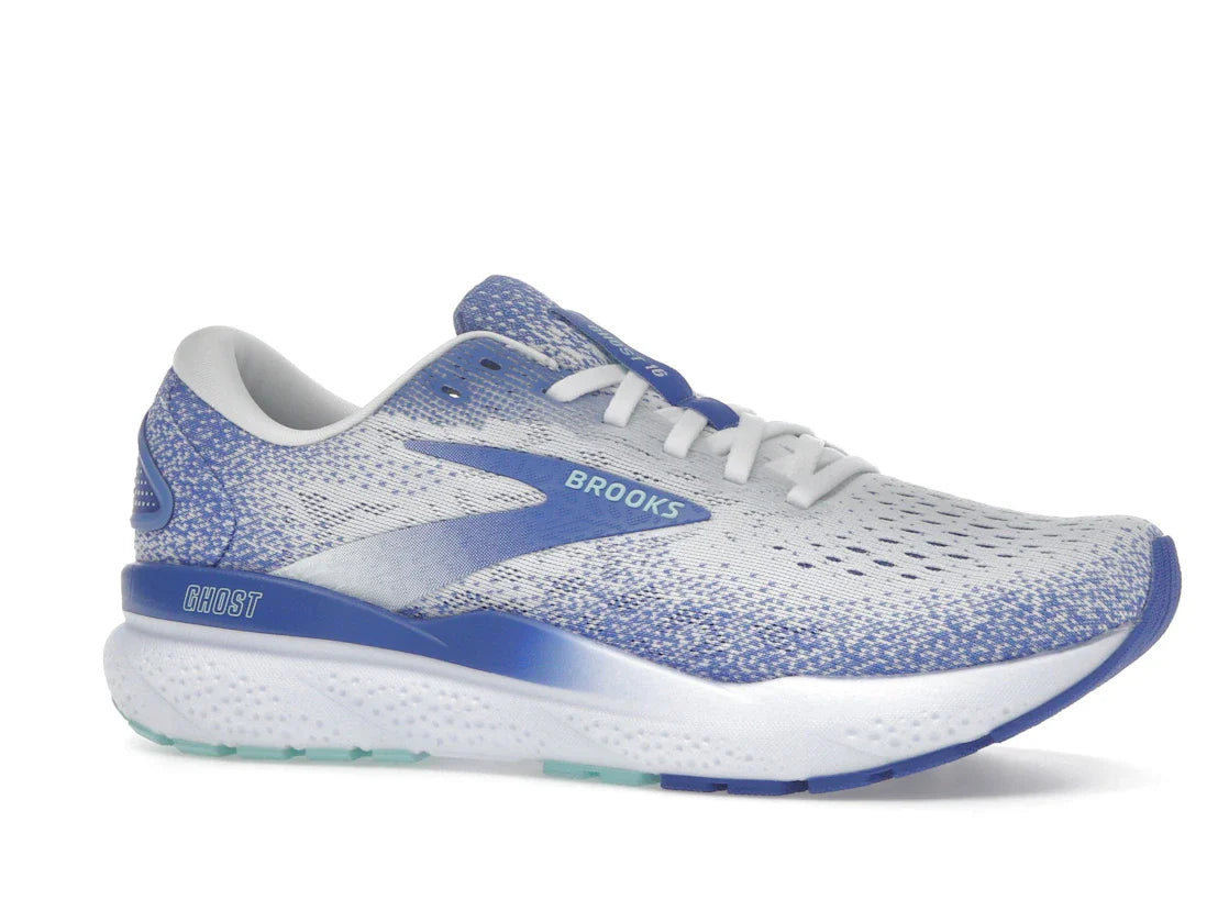 Brooks Ghost 16 White Amparo Blue Limpet Shell (Damen)