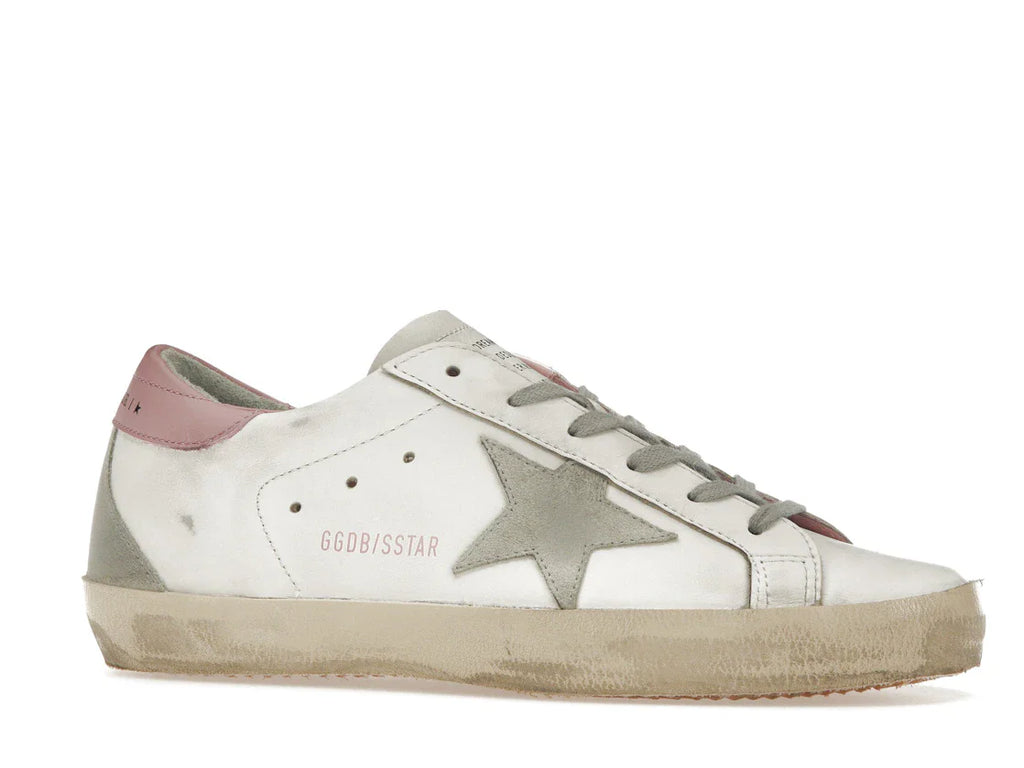Golden Goose Super-Star Weiß Hellrosa (Damen)
