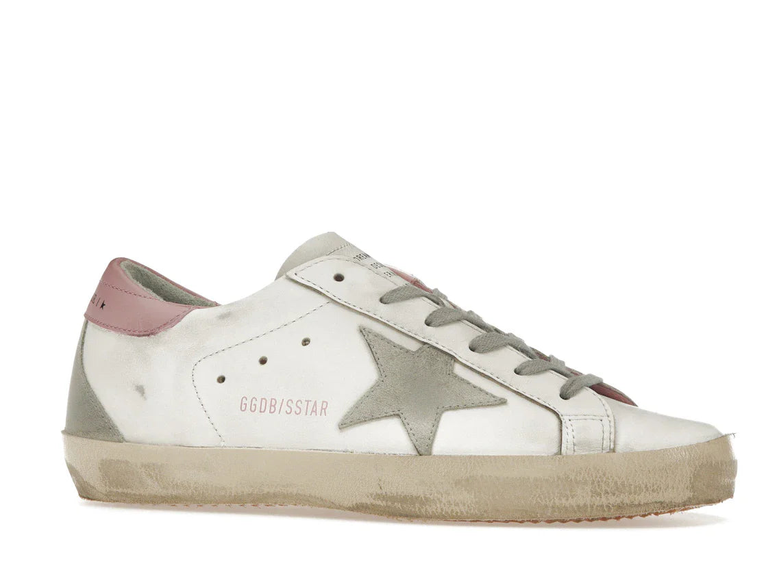 Golden Goose Super-Star Weiß Hellrosa (Damen)