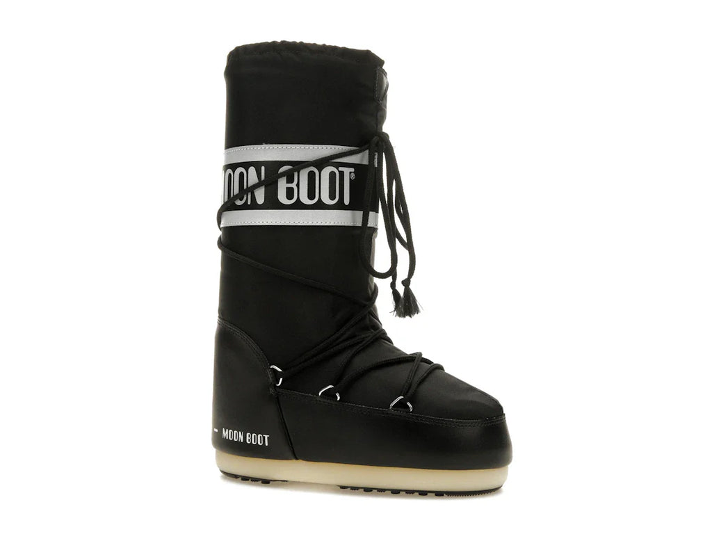 Moon Boot Icon Nylonstiefel Schwarz