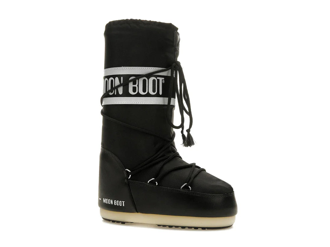 Moon Boot Icon Nylonstiefel Schwarz
