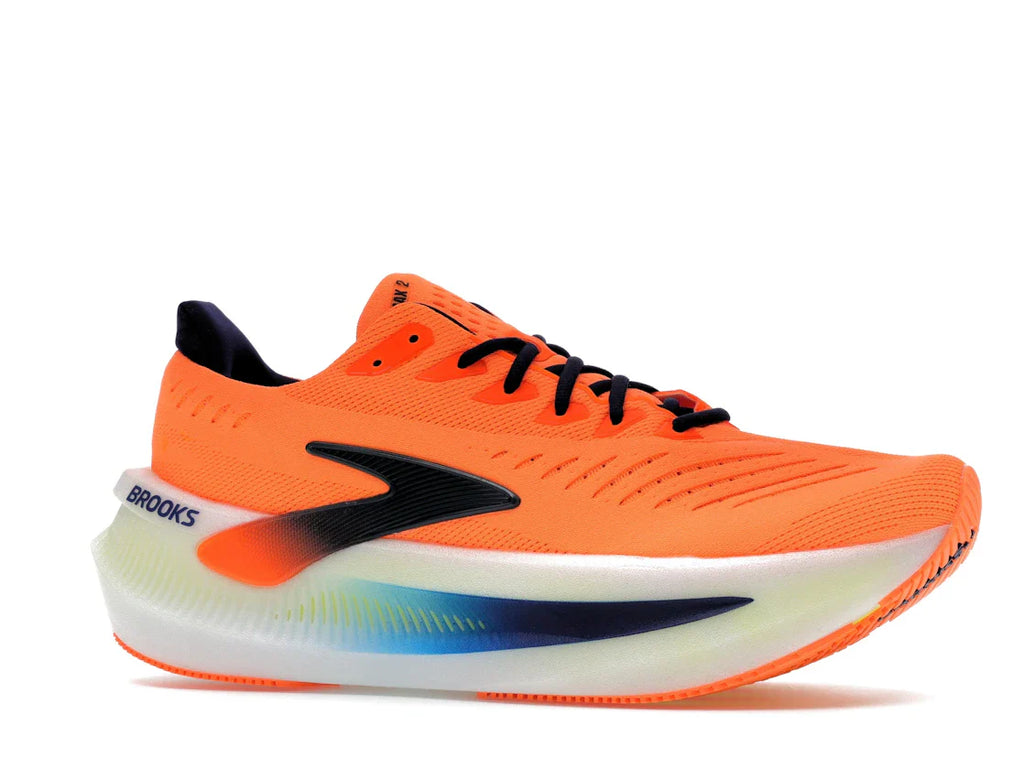 Brooks Glycerin Max 2 Orange Beacon Blau